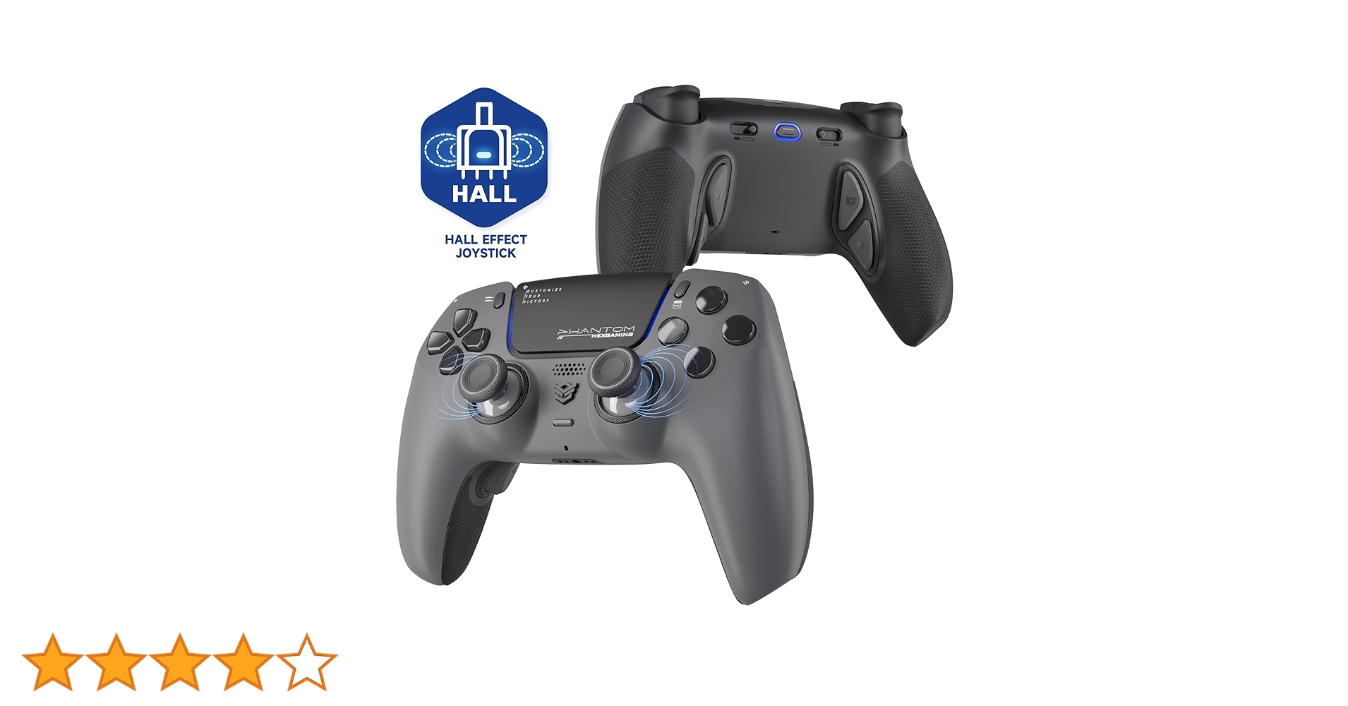 Hexgaming PS5背面ボタン カスタムコントローラー Amazon.co.jp: HEXGAMING ホールエフェクトバージョンps5やPCや